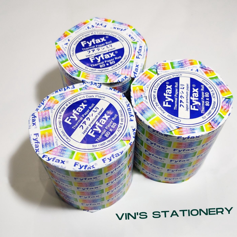 

Paket Laris ORIGINAL KERTAS STRUK KASIR THERMAL ANTRIAN FYFAX 8 x 8 mm