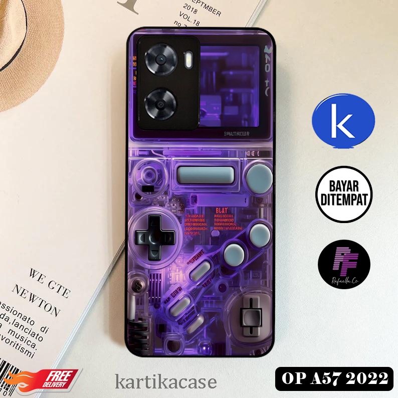 KRTK [COD] Case Hp Custom Casing kekinian Oppo A57 2022 Hardcase - Softcase - Paling Laku Laris COD 16-04-game boy