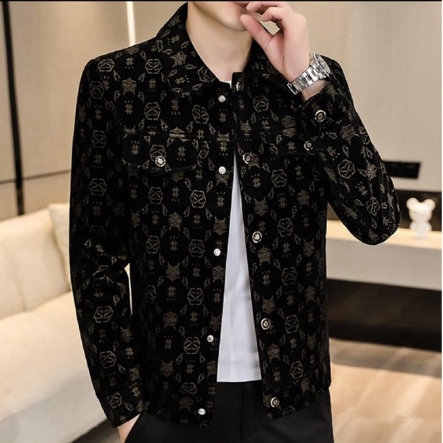 Jaket kemeja cowok keren korean style original