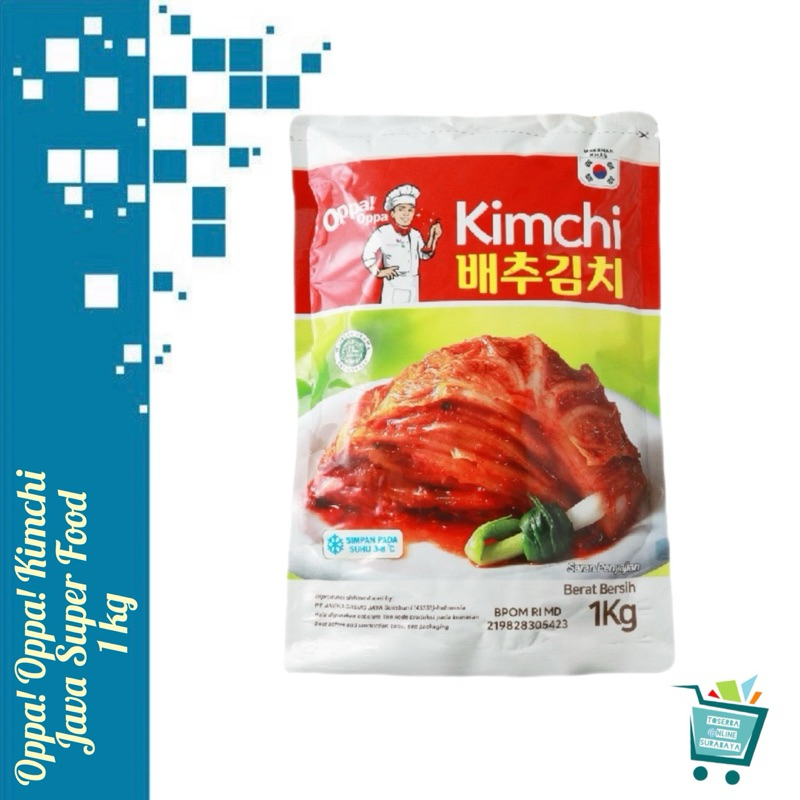 

Oppa Kimchi / Kimchi Sawi Fresh / Kimchi Halal / Kimchi Java Superfood 1000gr 1kg