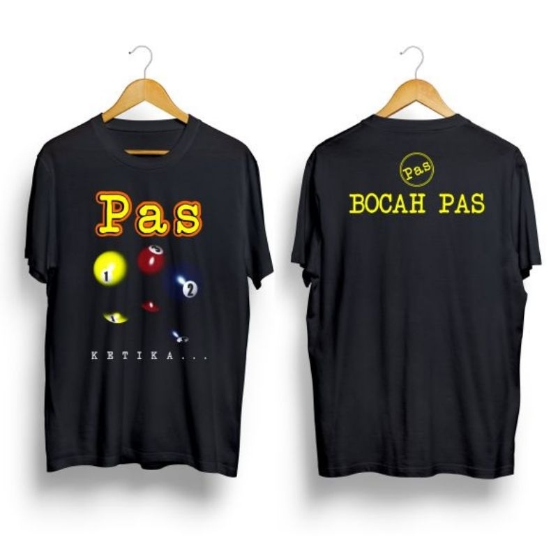Kaos Distro PAS BAND - KETIKA Original Distro Kaos band Kaos Musik Kaos Pas Band