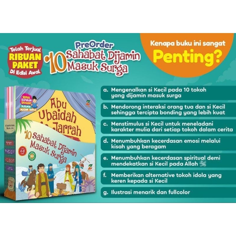 10 SAHABAT NABI DIJAMIN MASUK SURGA