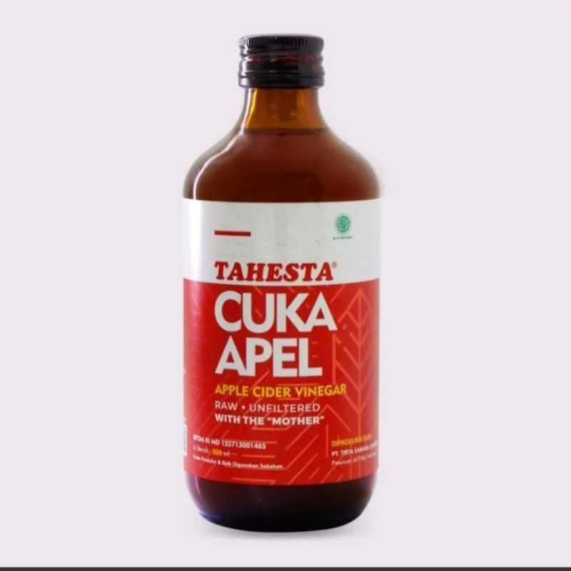 

Cuka apel. cuka sari apel Tahesta Original 320 ml