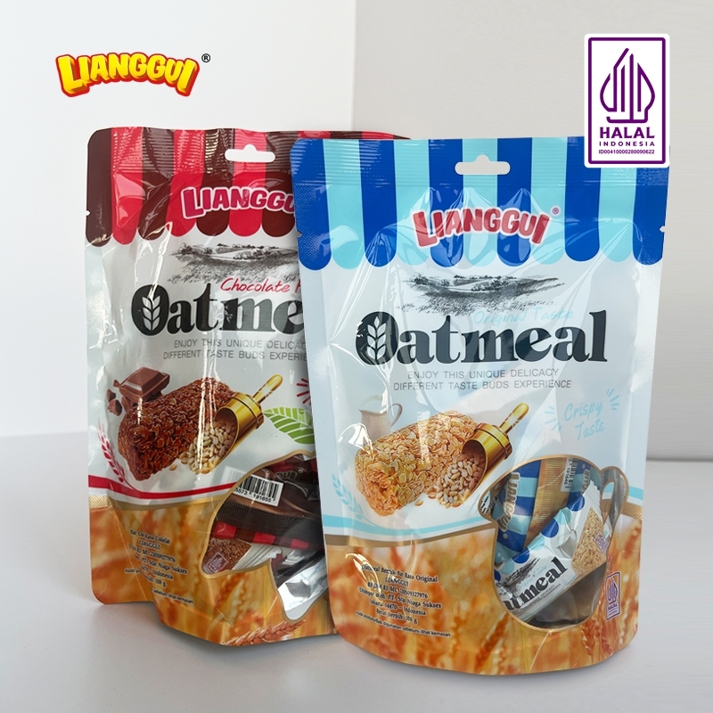 

[HALAL] LIANGGUI OATMEAL Oatmeal Crispy Taste Original & Chocolate flavour CHOCO COCONUT/ STRAWBERRY/ CHOCO & MILK BURSTLURRY CRISPY & SWEET Wafer Chocolate Cones Cones Chocolates Flavour Wafer Roll Cones Wafer Oatmeal Crispy Taste Original & Chocolate
