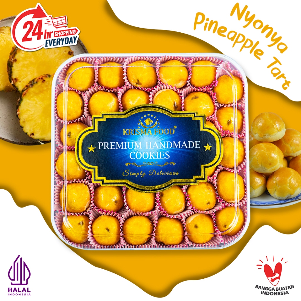 

NYONYA PINEAPPLE TART COOKIES || 2703 || KRISMA FOOD