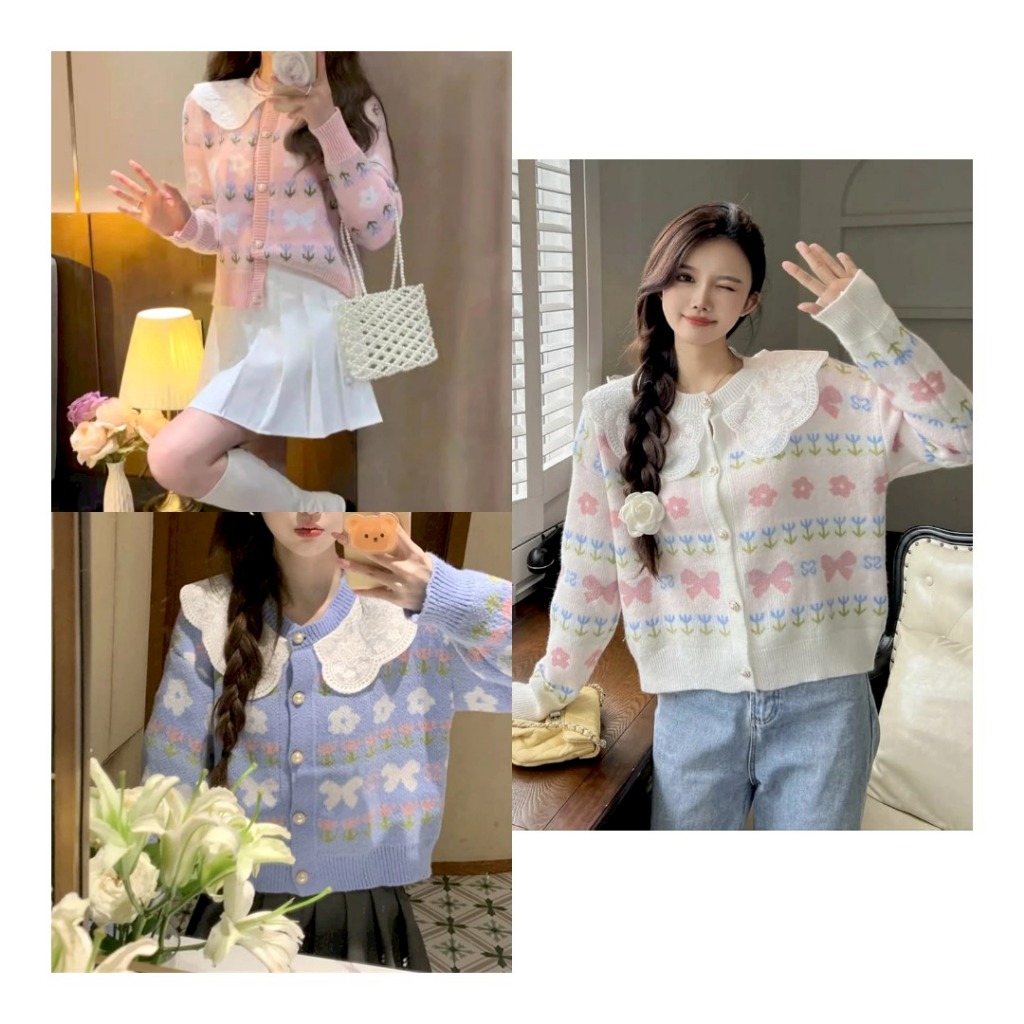 CARDIGAN WOLL KOREA WANITA // CARDIGAN WANITA // CARDIGAN WANITA ECER GROSIR // CARDIGAN KOREAN STYL