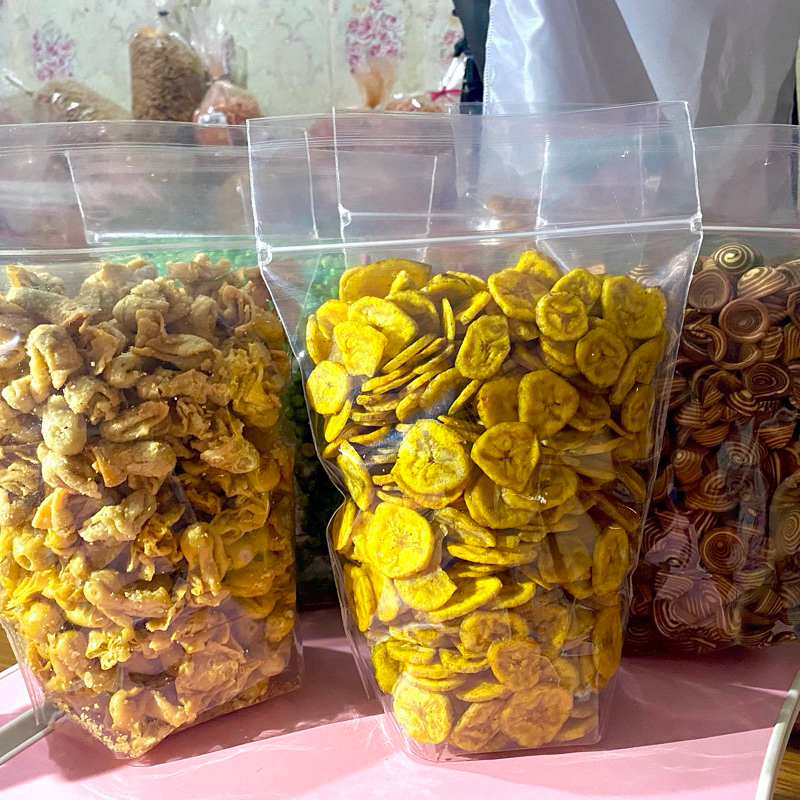 

ANEKA JAJAN / SNACK KEMASAN PLASTIK berat 1kg