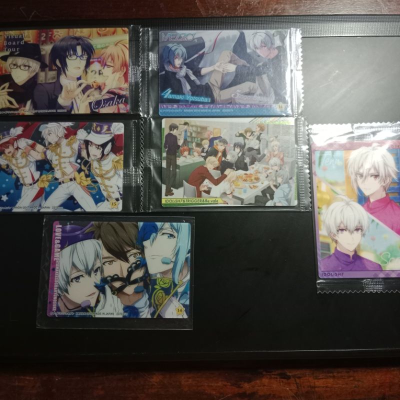 Idolish7 Group Photo's metal & clear card