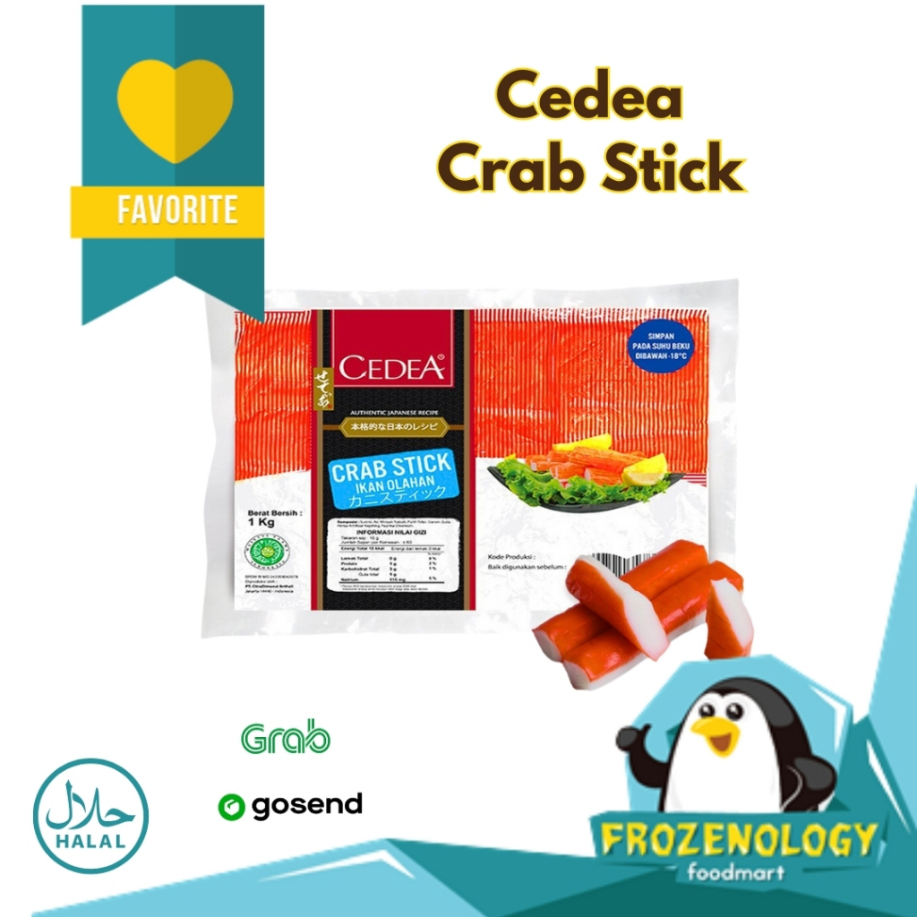 

CEDEA Crab stick | Stik Kepiting/Sosis Kepiting Frozen Food