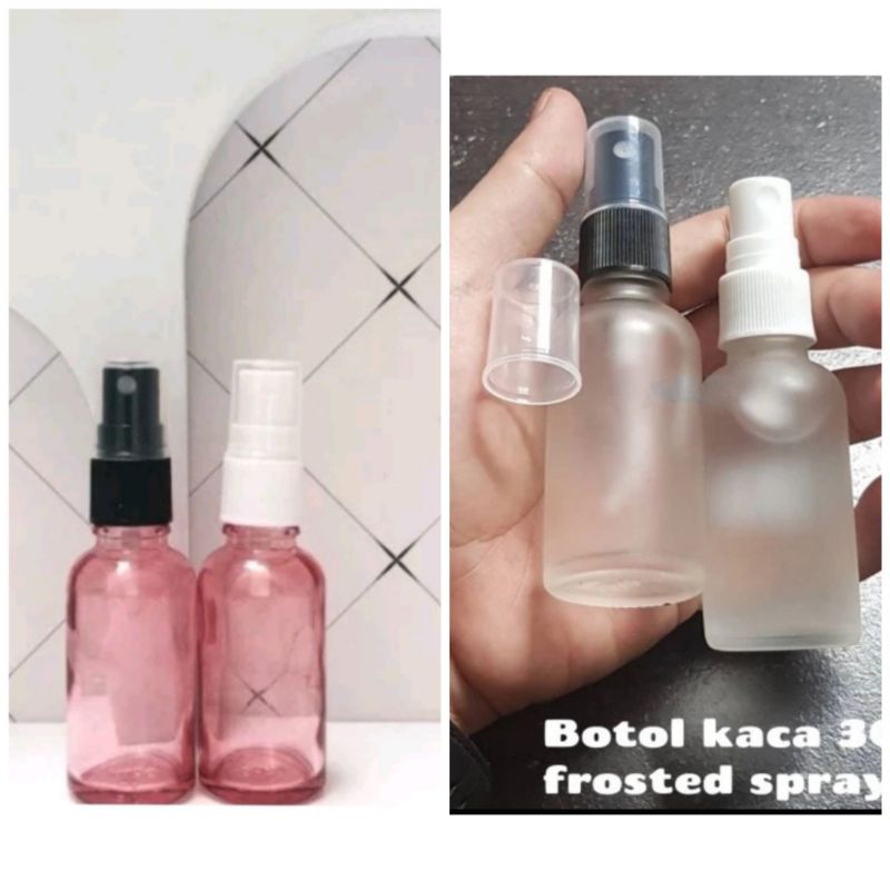 Botol Spray 30ml Botol 30ml Pink Tutup Spray Botol Kaca 30ml Pink Botol 30ml Tutup Spray