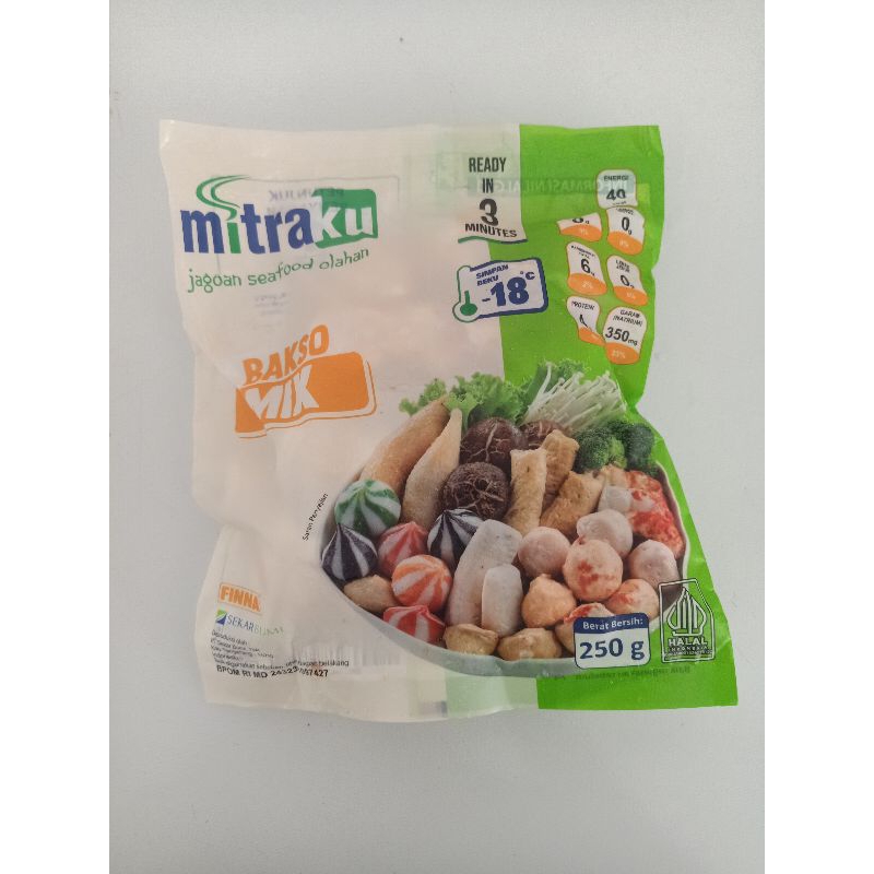 

mitraku bakso ikan mix 250gr