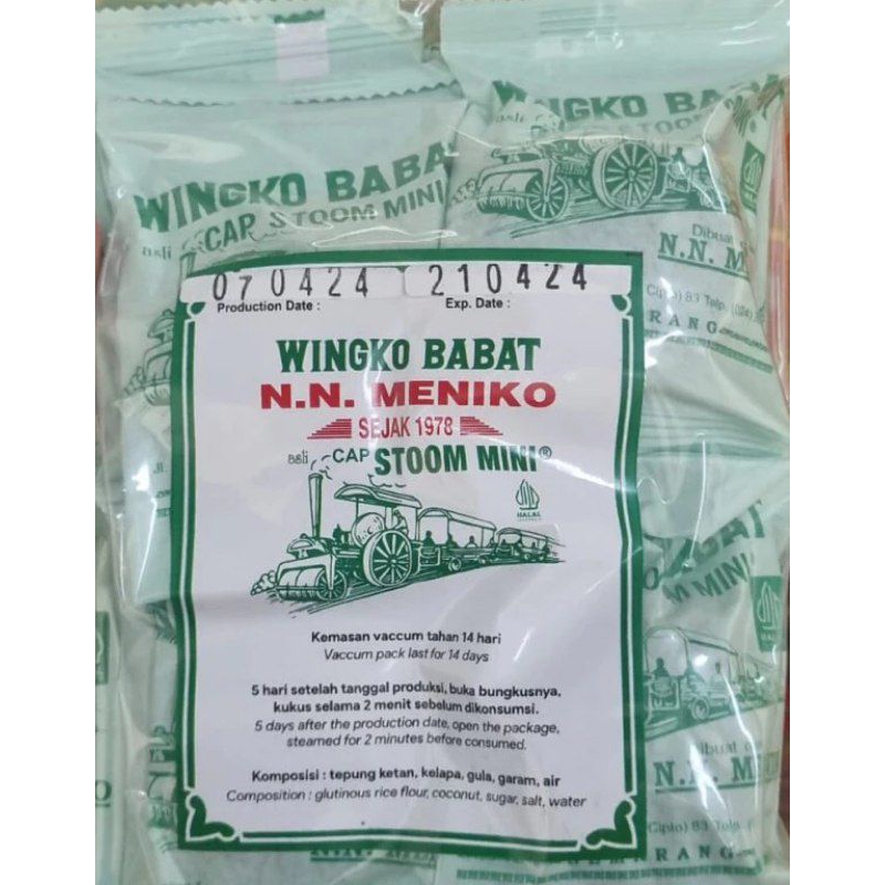 

Wingko Babat N.n Meniko Original ( vakum )