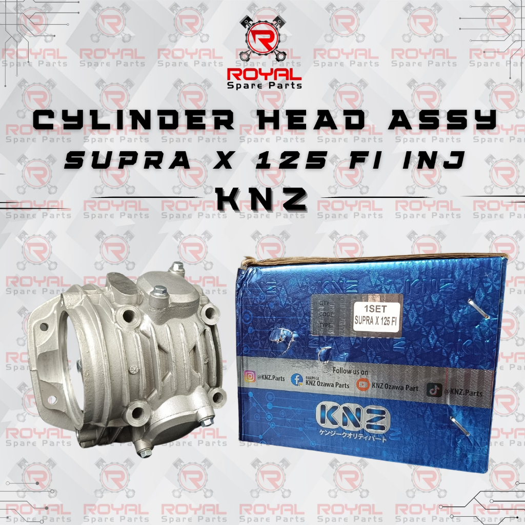 CYLINDER HEAD / BLOCK ATAS SUPRA X 125 FI INJEKSI ORIGINAL KNZ