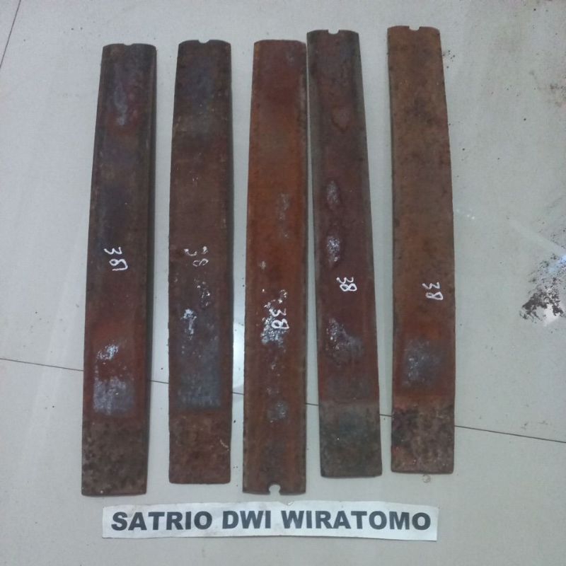 per jeep willys gen 2 panjang 38cm tanpa lubang