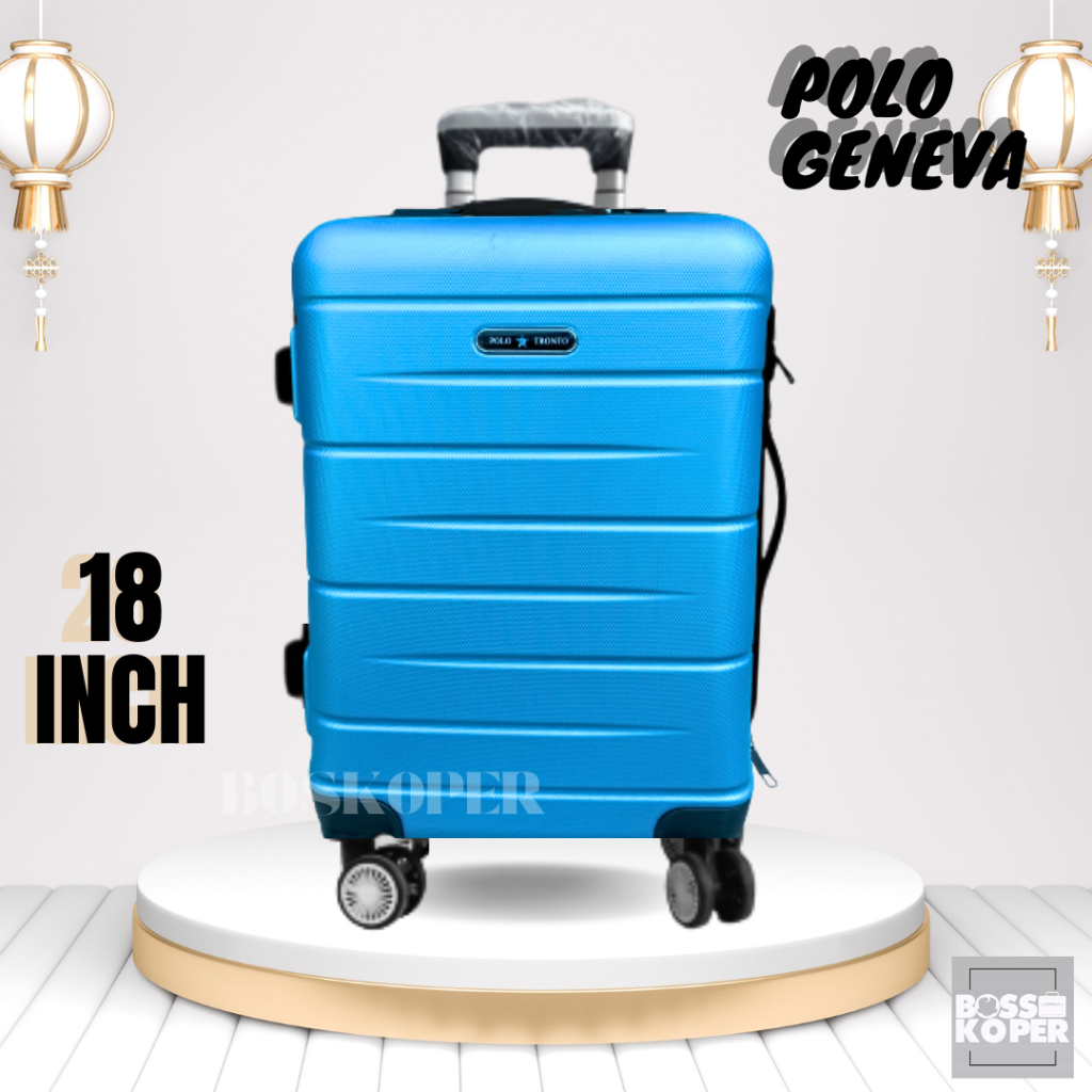 NEW ARRIVAL KOPER 18 INCH POLO UKURAN KABIN/KOPER FIBER HARDCASE/KOPER MURAH/KOPER CABIN/KOPER