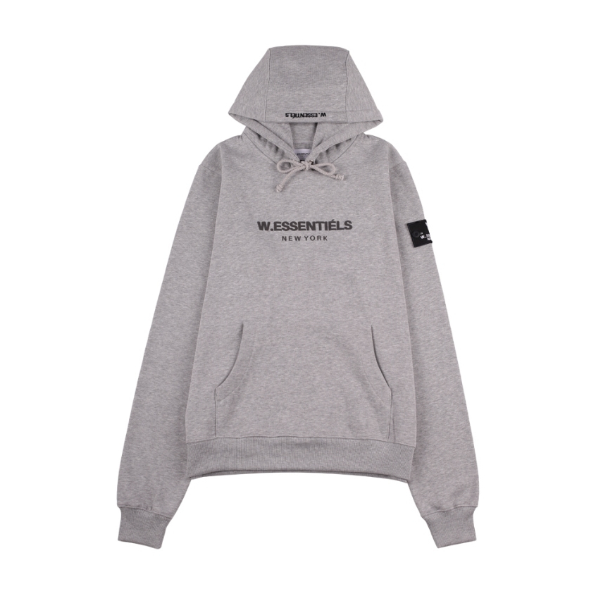 W Essentiels Hoodie Ecume Oversize Misty Grey -  100% ORIGINAL