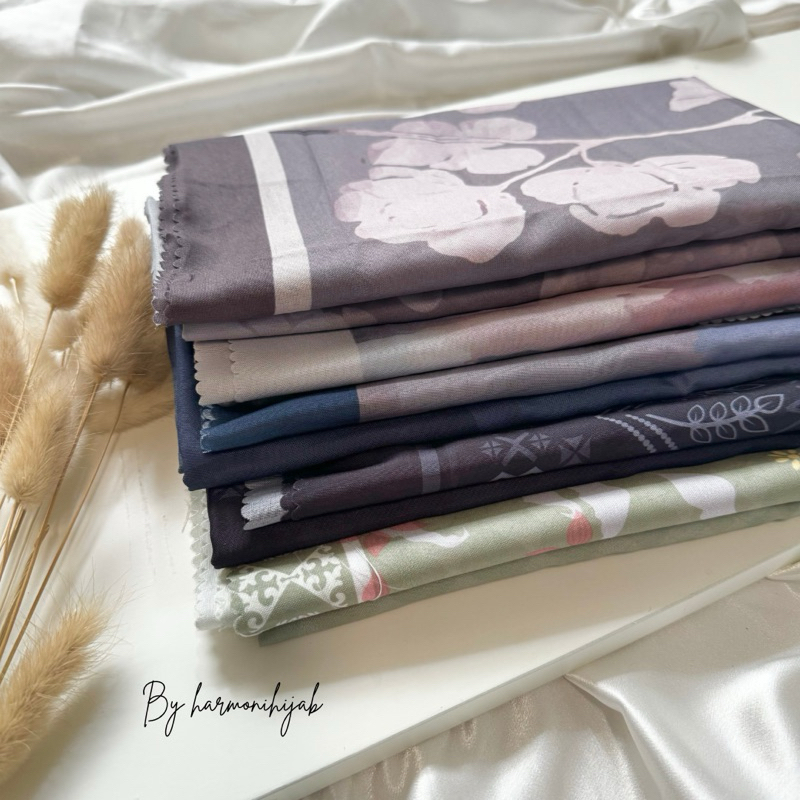 HARMONI HIJAB - Jilbab Motif 4pcs defect minor [RANDOM]