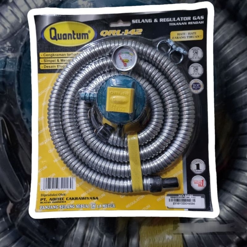 Selang Gas + Regulator Quantum original