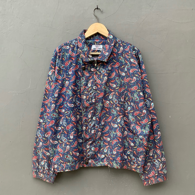 Vintage Guess Georges Marciano Paisley Jacket