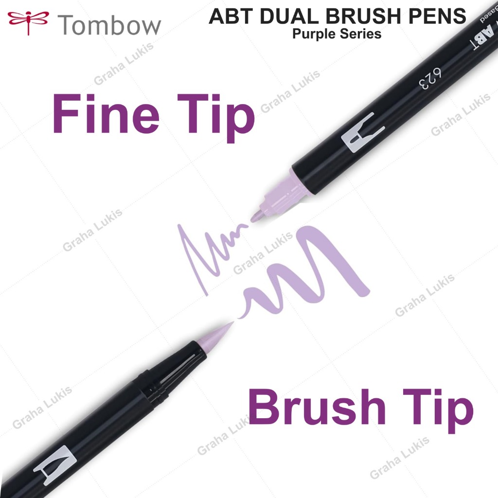 

H7Y Tombow ABT Dual Brush Pens Purple Series