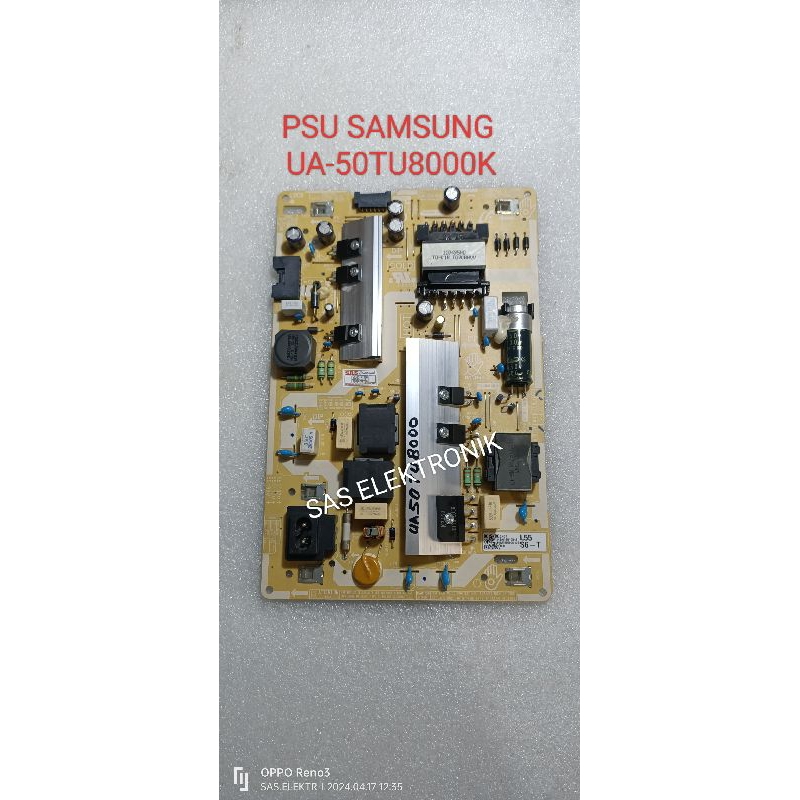 PSU POWER SUPPLY REGULATOR MB BOARD MOTHERBOARD MAINBOARD MESIN TV LED SAMSUNG 50 INCH UA50TU8000K U