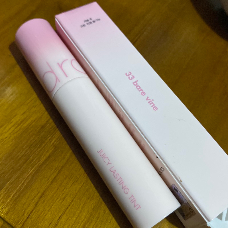 PRELOVED ROM&ND Romand Juicy Lasting Lip Tint 33 Bare Vine mauve pink lip stain