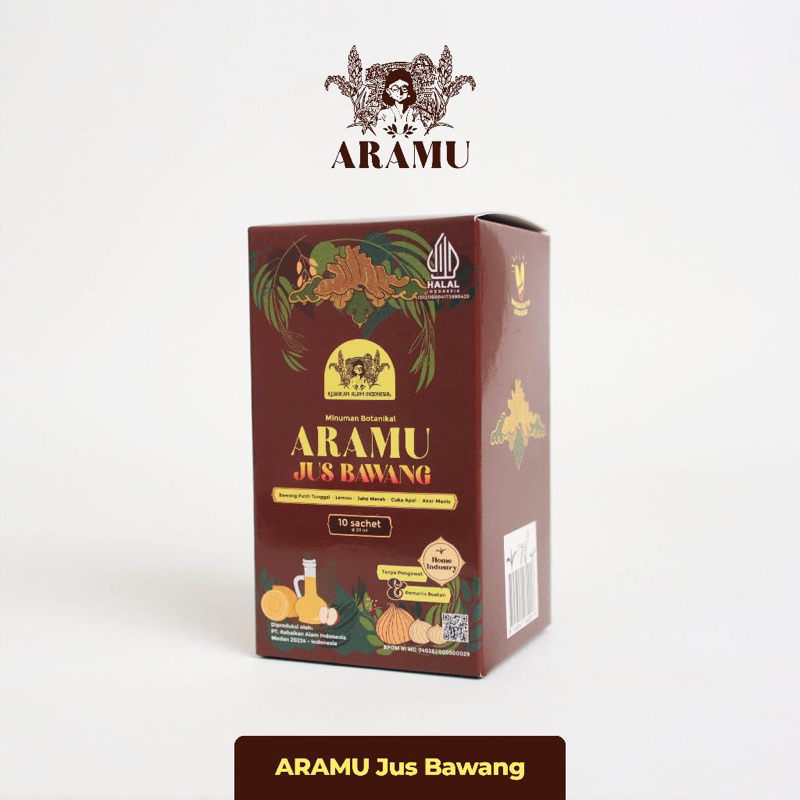 

ARAMU JUS BAWANG Minuman Botanikal 1 Box Isi 10 Sachet