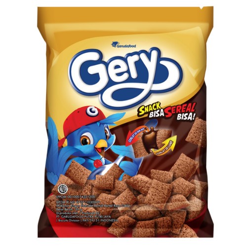 

gery snack sereal pillow cokelat 30gr - gery sereal bantal cokelat