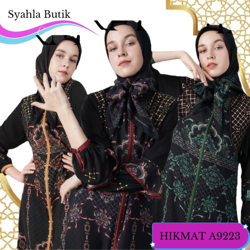 HIKMAT ABAYA NEW ARRIVAL A9223 TERBARU HIKMAT PUSAT
