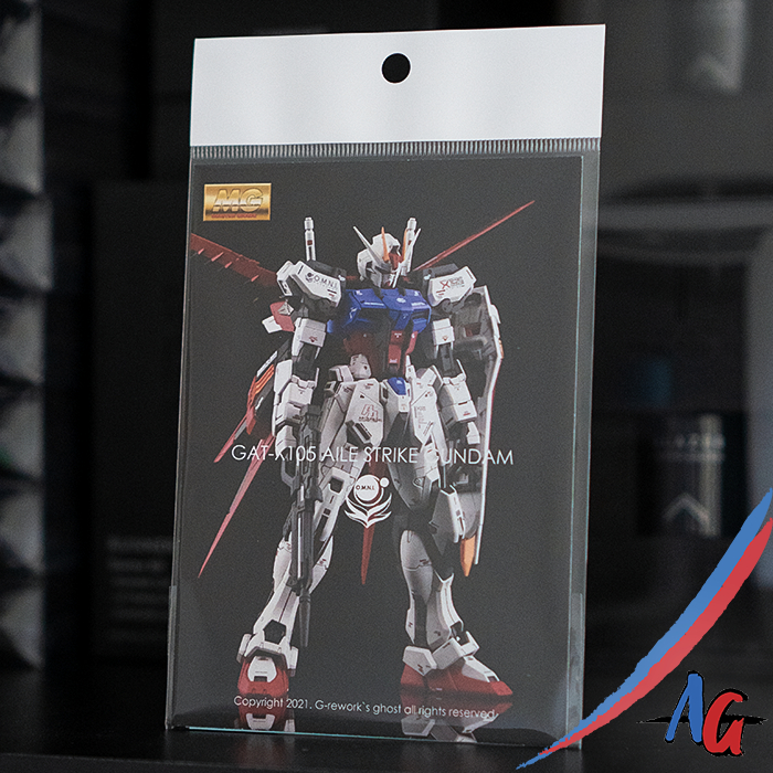 G-Rework MG Aile Strike Gundam Ver. RM Water Decal Sticker