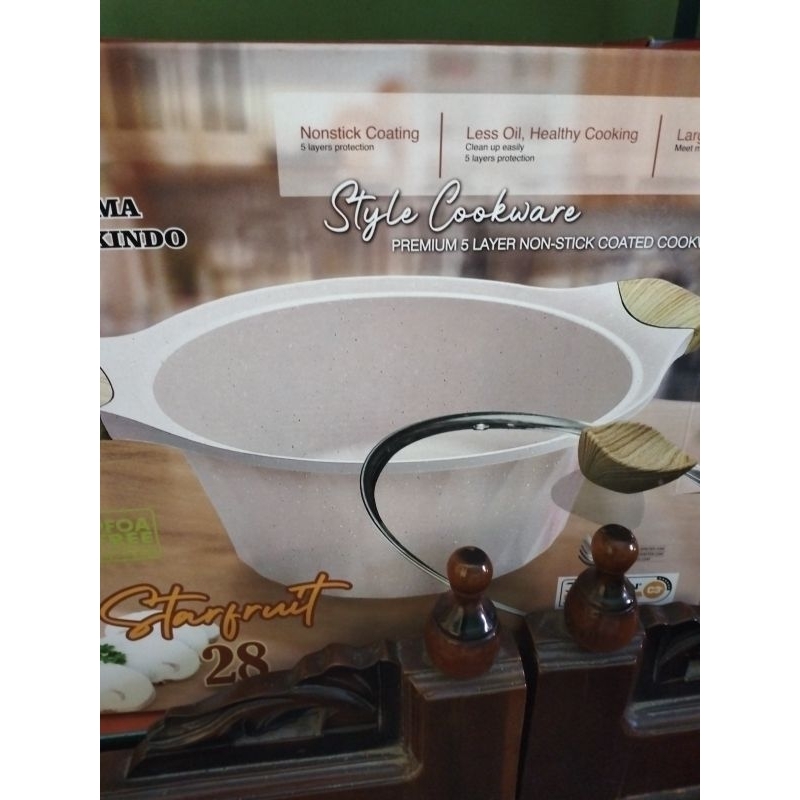 stok pot ceramic 28cm Bima cookindo