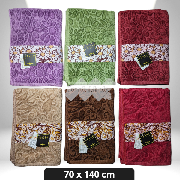 Handuk Mandi Lexus Luxury Dewasa 70x140 by Toyo Terry Premium Tebal Anti Jamur Termurah