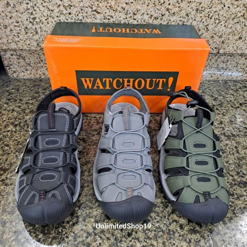 SEPATU SANDAL GUNUNG PRIA FASHION BRAND WATCHOUT ORIGINAL NEW ARRIVAL