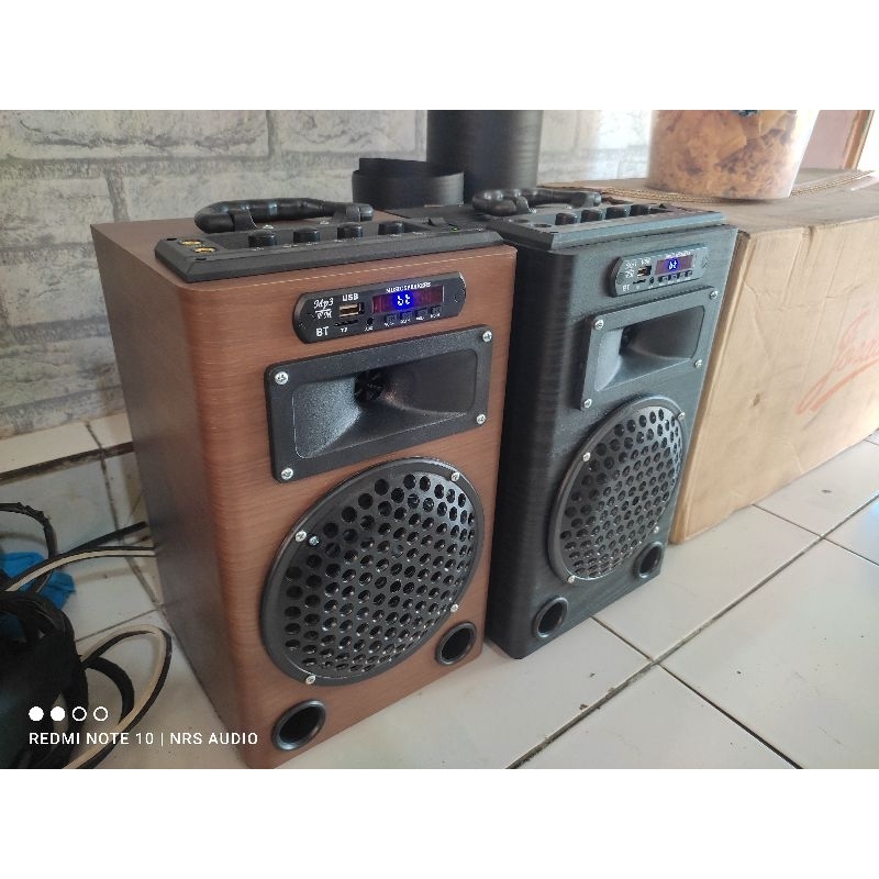 Speaker aktif 5 inch Portable Batre Cas 12v bass