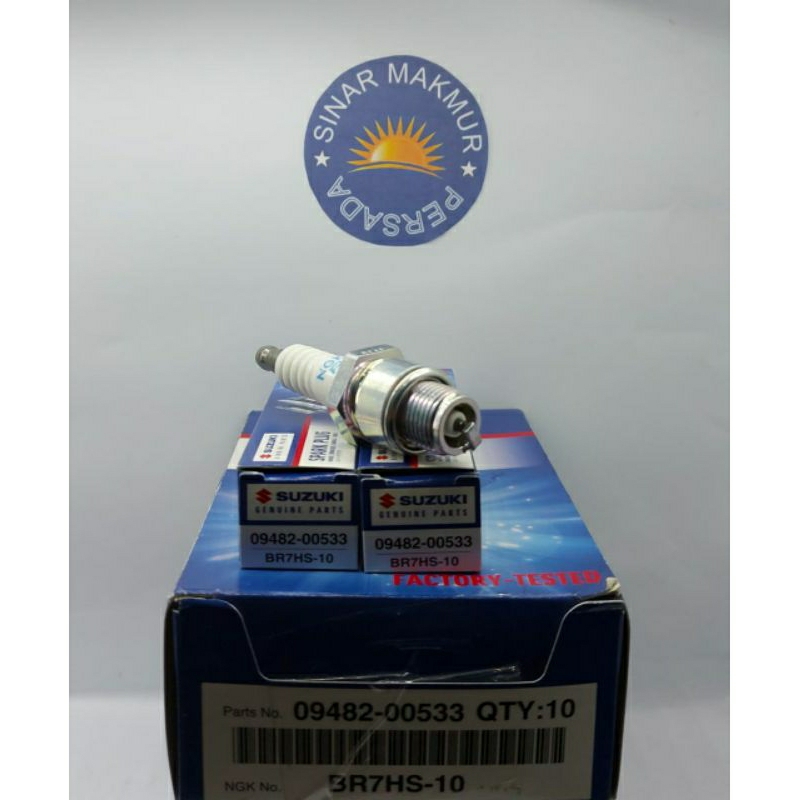 BUSI BR7HS-10 (09482-00533) SUZUKI MESIN TEMPEL 15PK & 30PK ORI