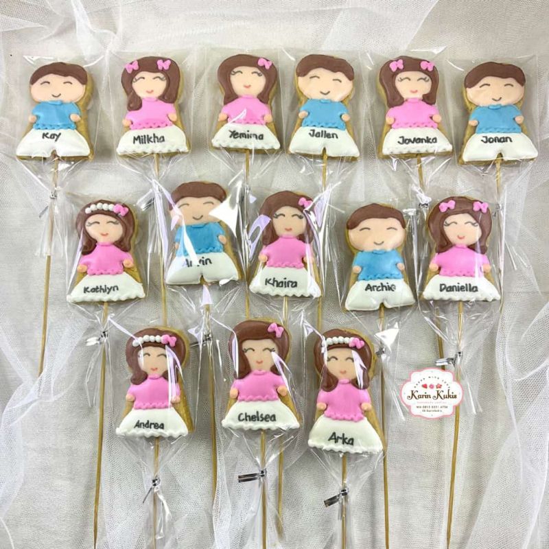 

Kukis karakter satuan tema Anak-anak (minimal 10 pcs)