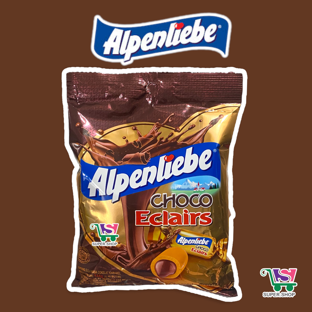 

Alpenliebe Eclairs Chocolate / White Caramel (isi 40 pcs)