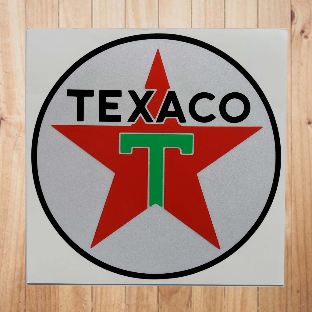 CUTTING STICKER TEXACO 2