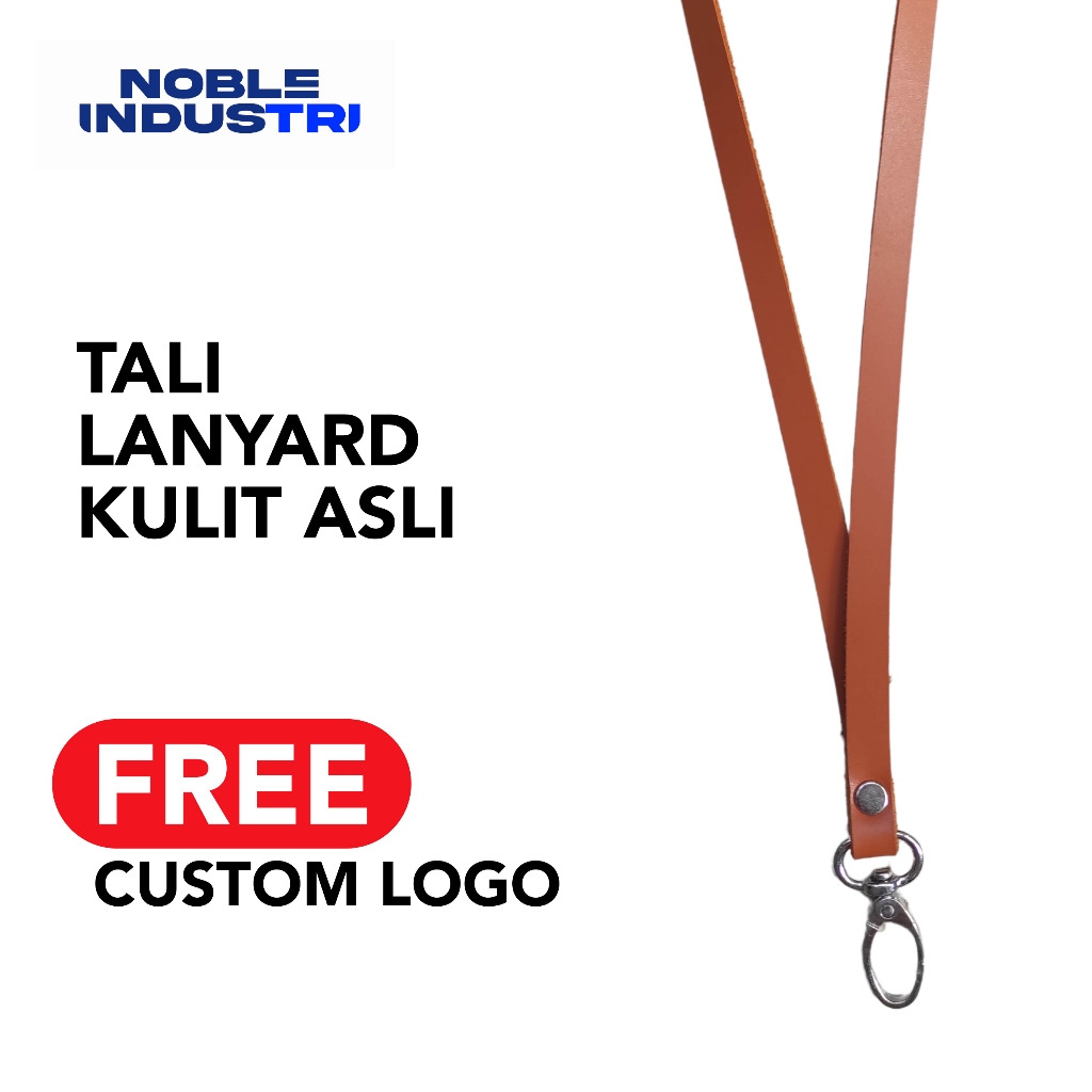 

Tali Gantungan Lanyard Kulit Asli