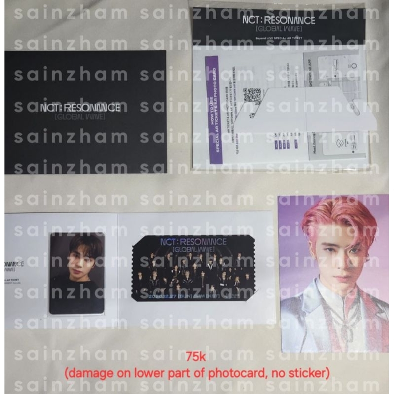 OFFICIAL AR TICKET RESONANCE PHOTOCARD SET NCT JAEHYUN