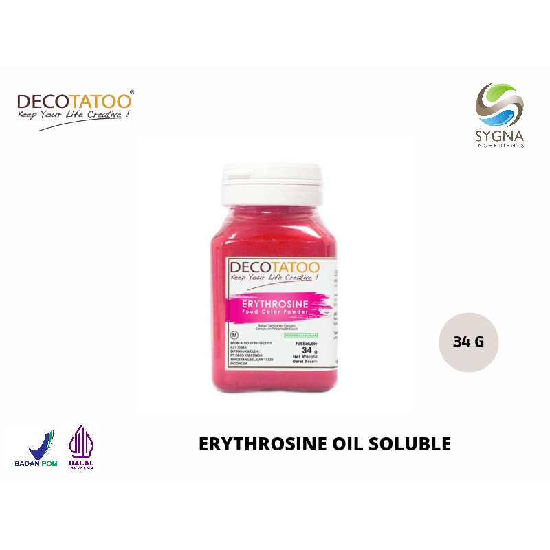 

Pewarna Makanan - Oil Soluble Decotatoo - Erythrosine Color