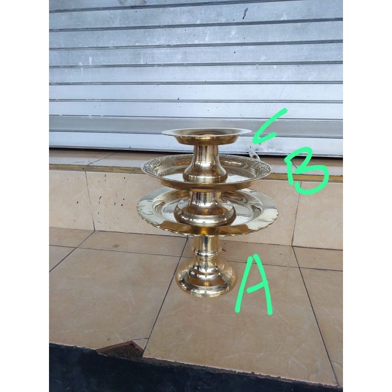 DULANG KUNINGAN /17 CM/25 CM/30 CM