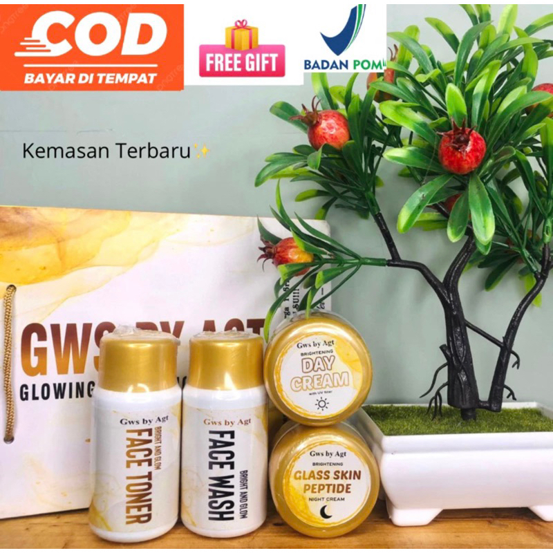 PAKET GWS GOLD BPOM ( DIJAMIN ORIGINAL ) free gift