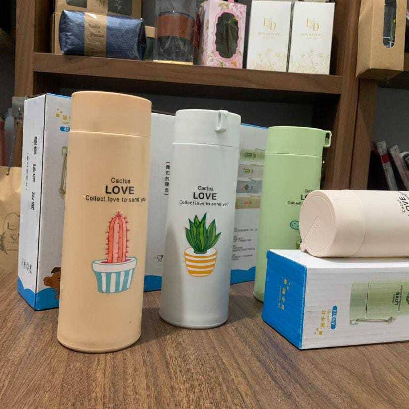 Botol Kaktus Kaca 450ml Murah Box