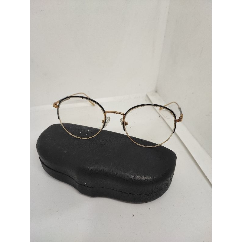 kacamata owl bulat half frame