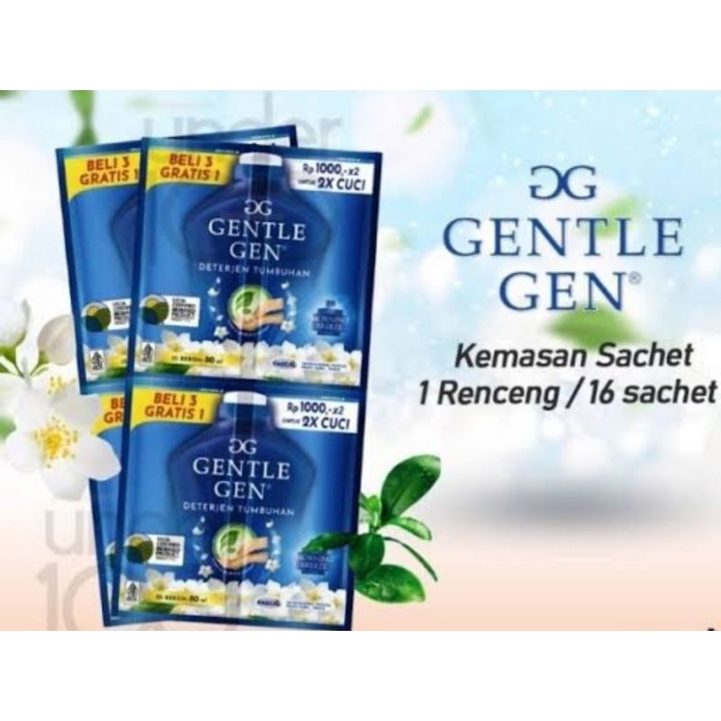 

DETERJEN CAIR GENTLE GEN 1 RENCENG