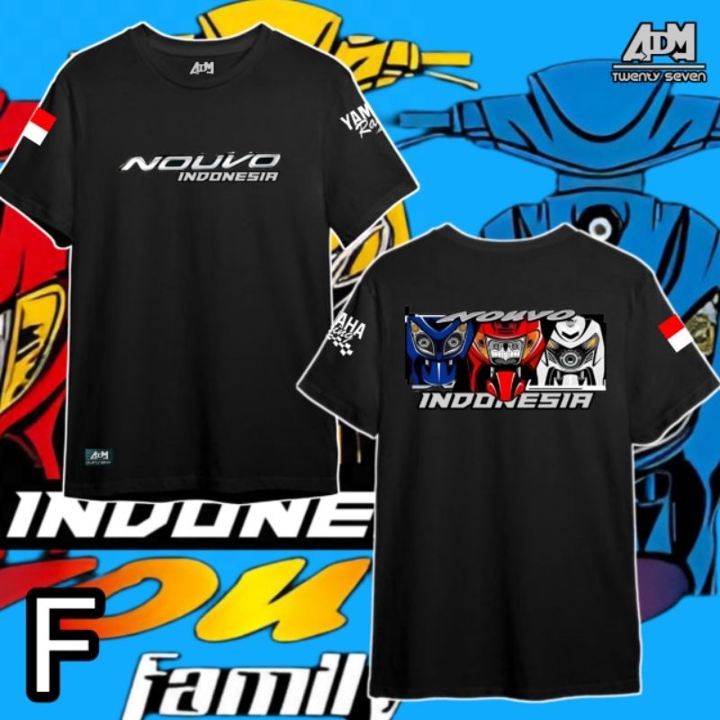 kaos Yamaha Nouvo Indonesia Kaos Nouvo family kaos nouvo lele nuvo z kaos nuvo