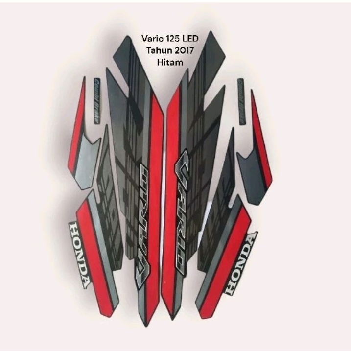 STICKER STRIPING LIS STANDAR MOTOR HONDA VARIO 125 LED TAHUN 2017