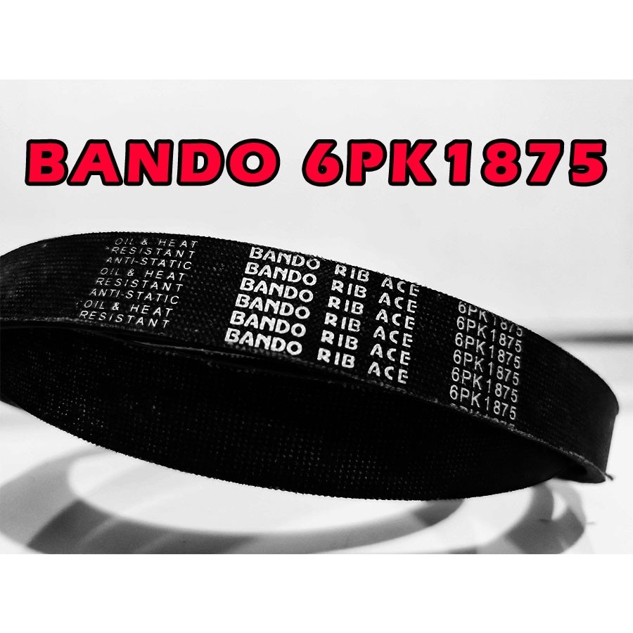 Fan Belt / Fanbelt 6PK1875 / 6PK 1875 Bando