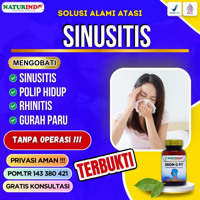 Obat Sinusitis Obat Sinus Rhinitis Gurah Paru Obat Sesak Napas Obat Polip